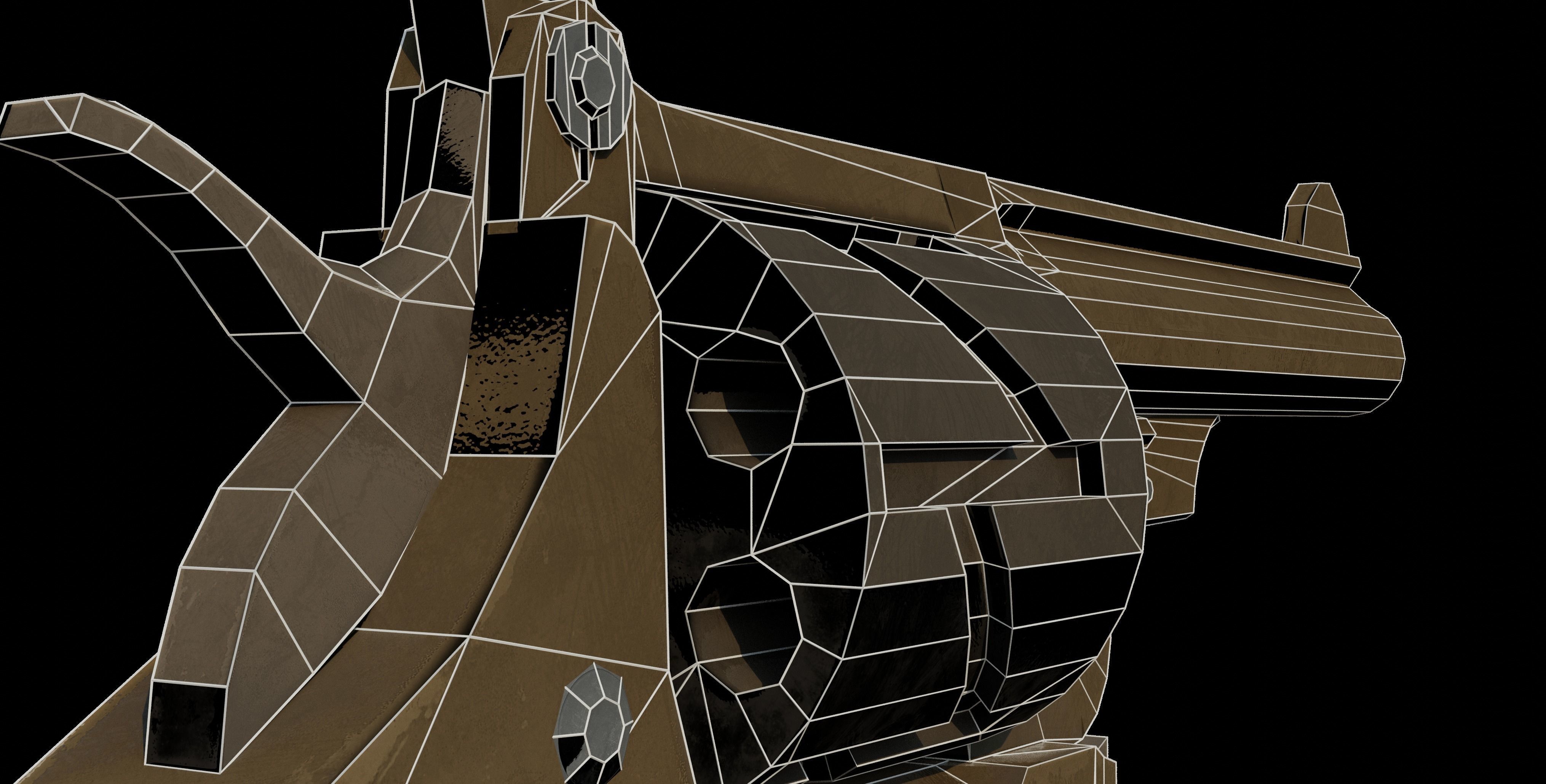 Mouser C78 Low-poly 3D model_20