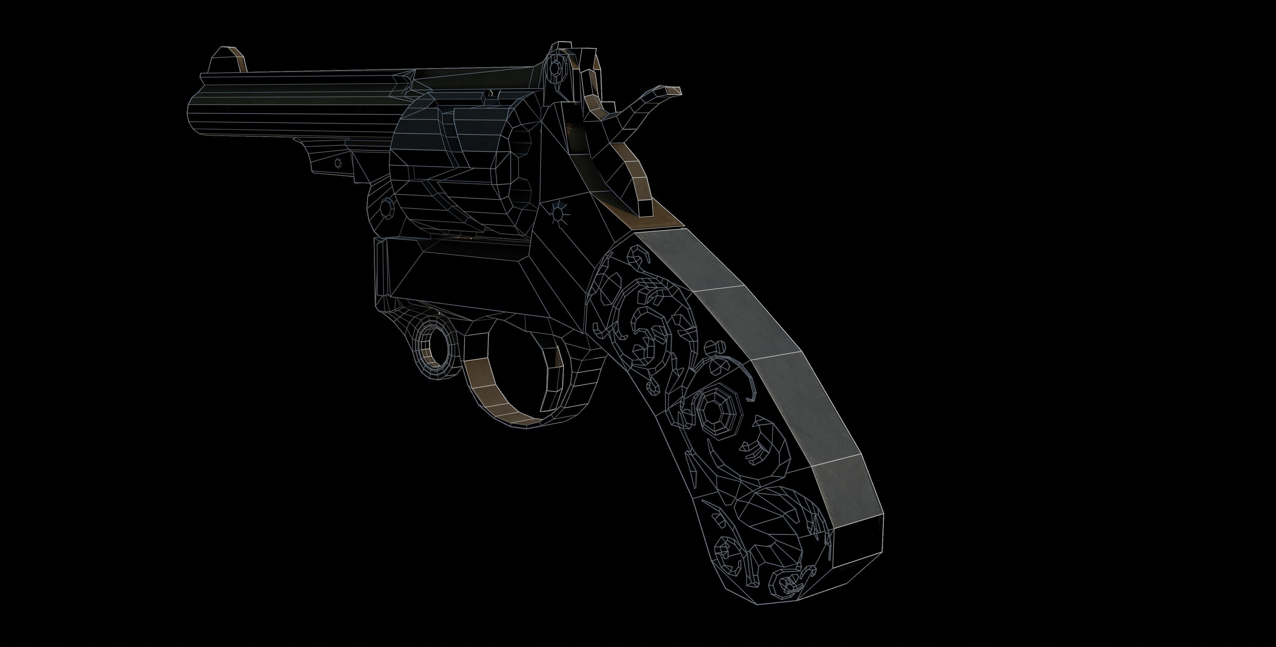 Mouser C78 Low-poly 3D model_14