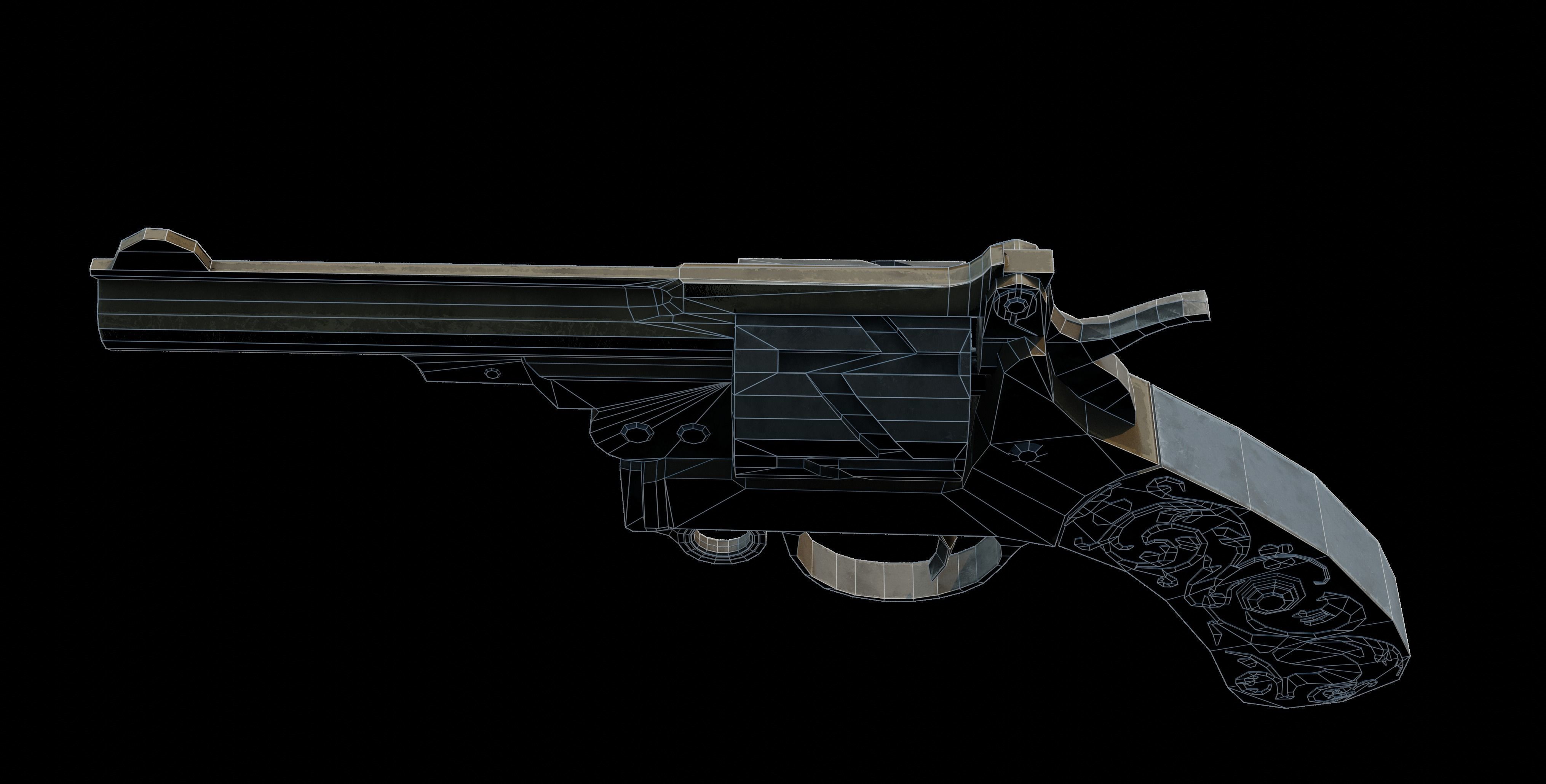 Mouser C78 Low-poly 3D model_15