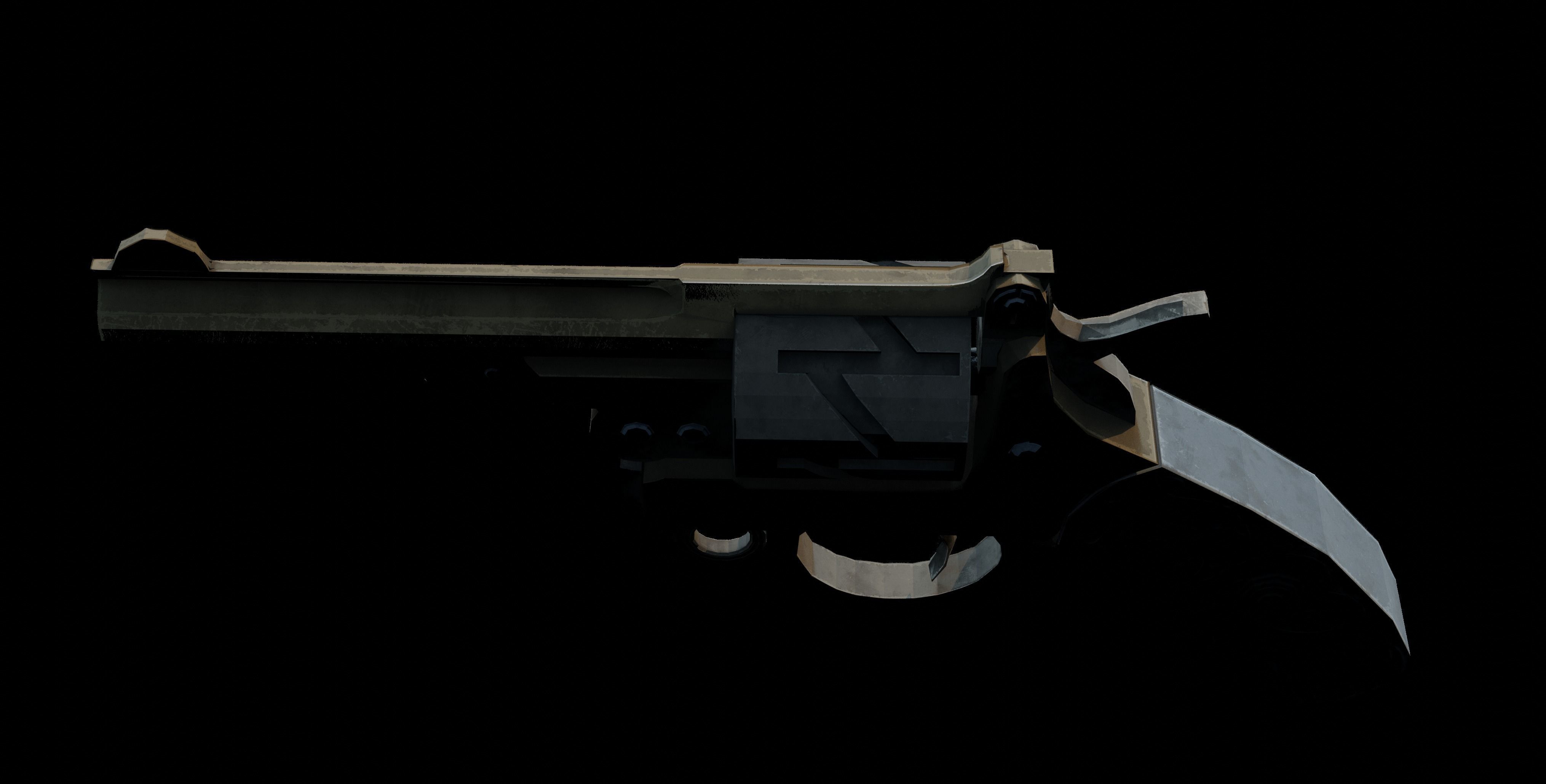 Mouser C78 Low-poly 3D model_5