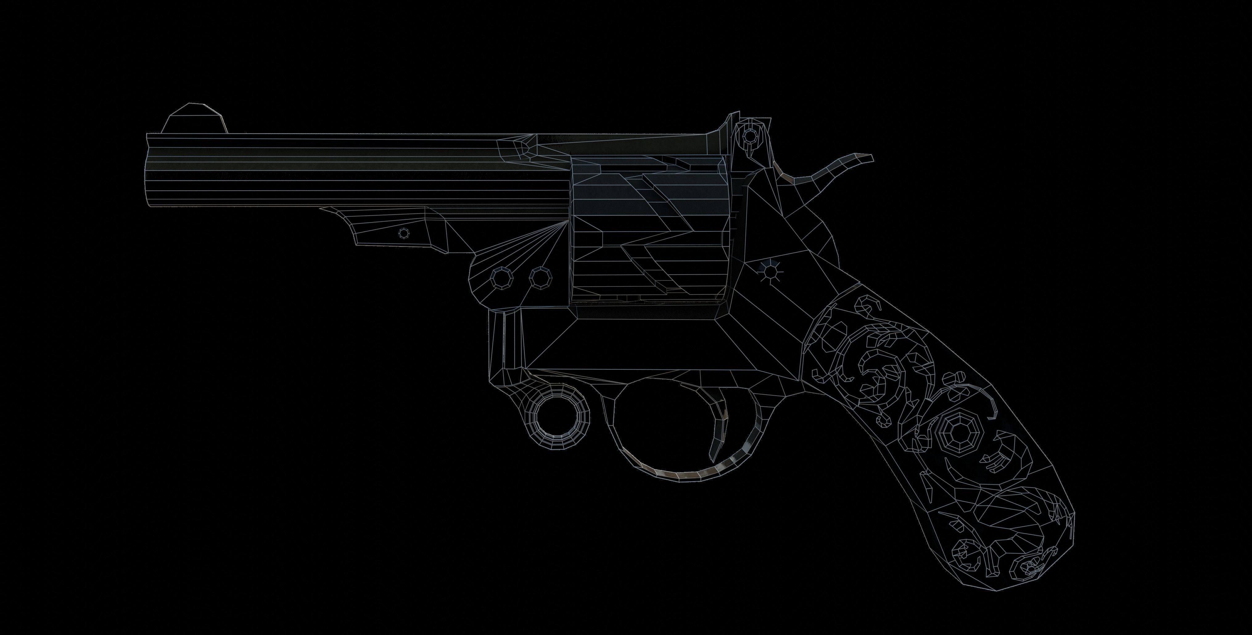 Mouser C78 Low-poly 3D model_13