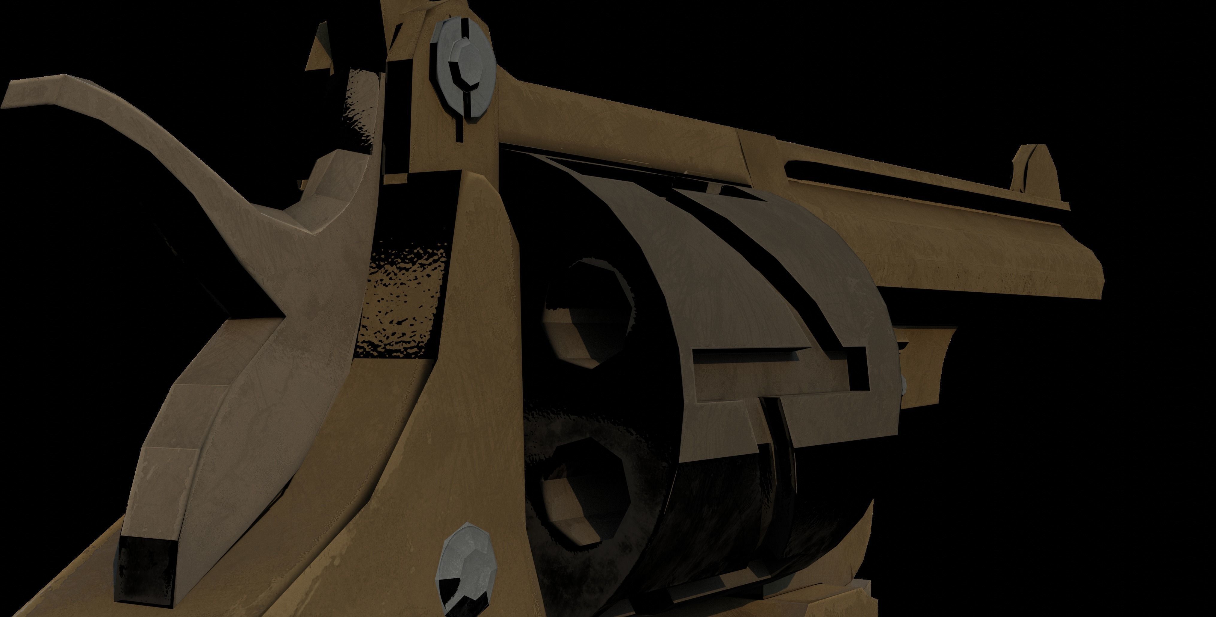 Mouser C78 Low-poly 3D model_6