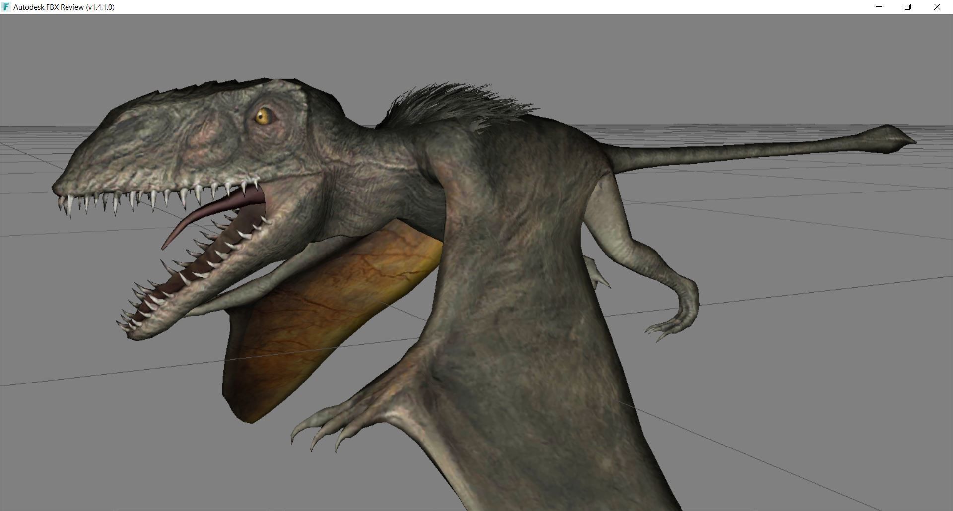 Dinosaur 41 Low-poly 3D model_2