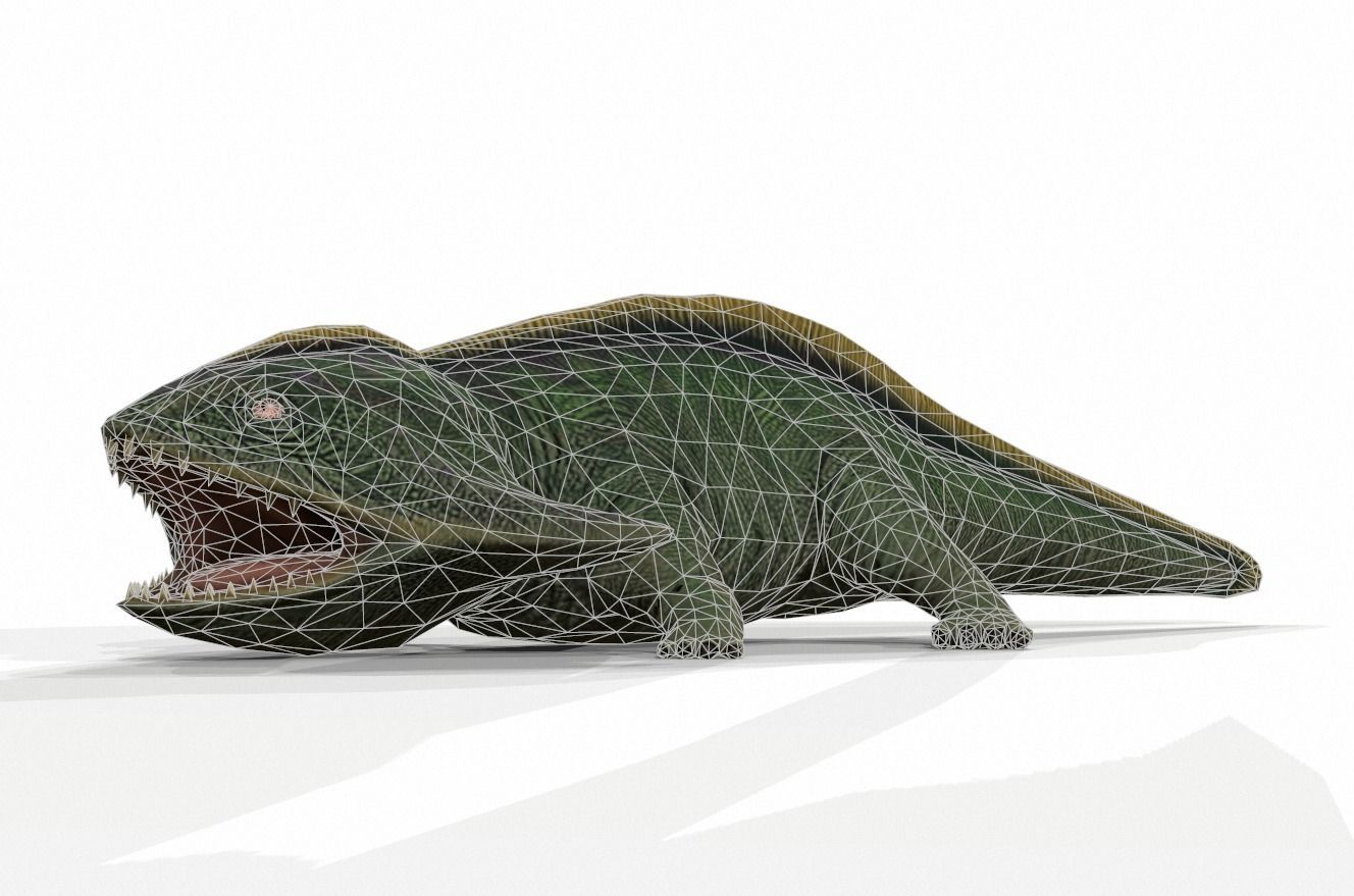 Dinosaur 42 Low-poly 3D model_1