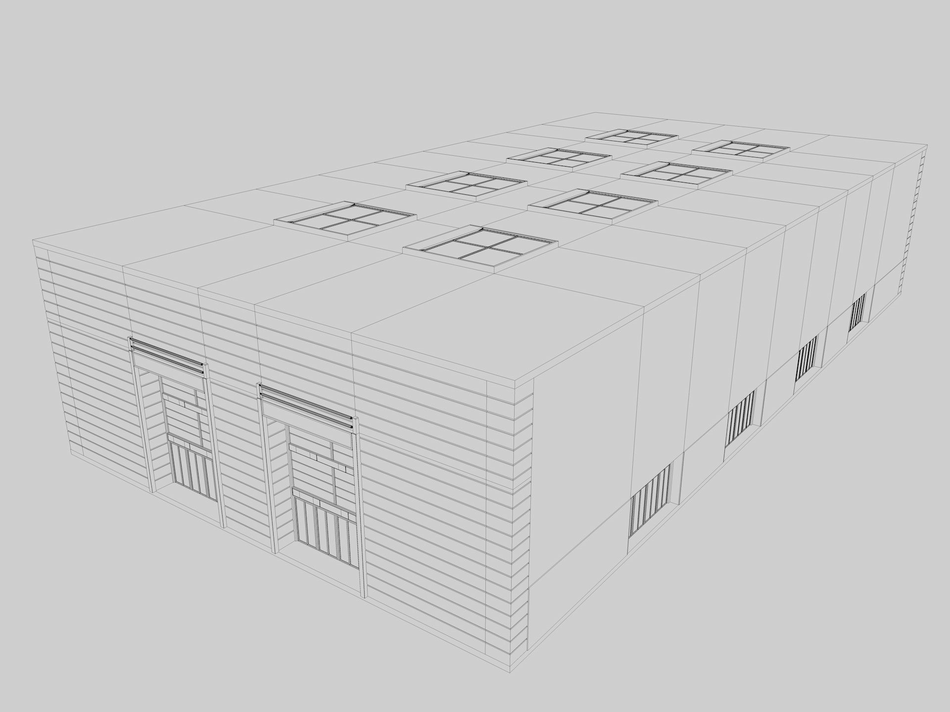 Exhibition Hall Warehouse 24 3D model_21