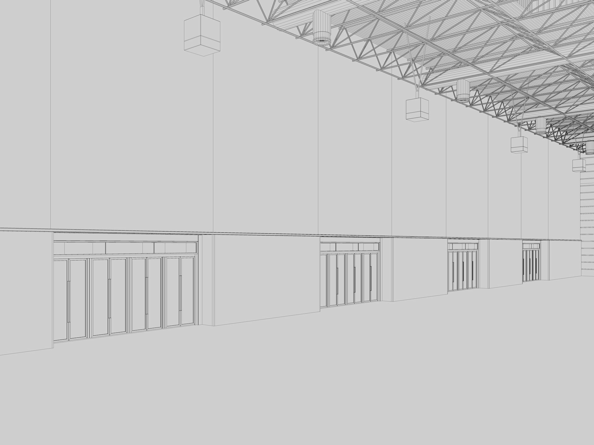 Exhibition Hall Warehouse 24 3D model_17