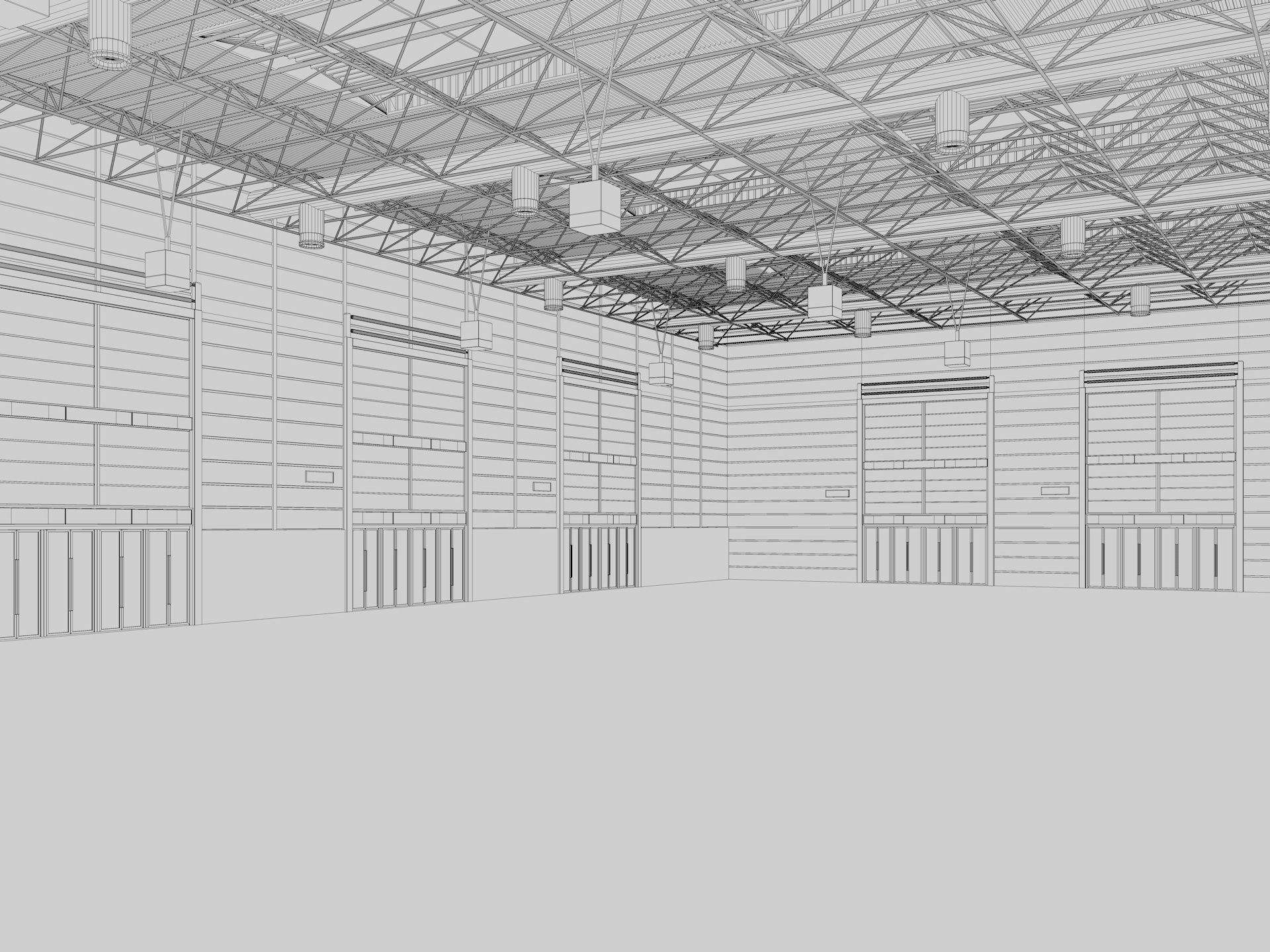 Exhibition Hall Warehouse 24 3D model_20