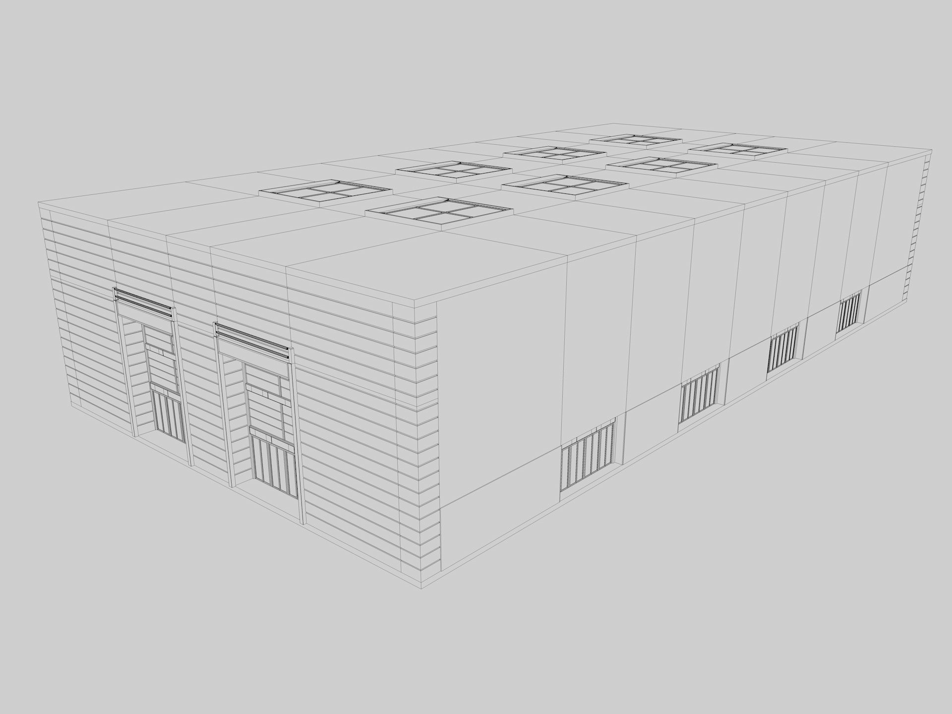 Exhibition Hall Warehouse 24 3D model_15