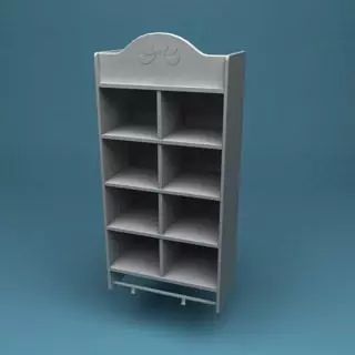 Spice Kitchen Shelf Free 3D model