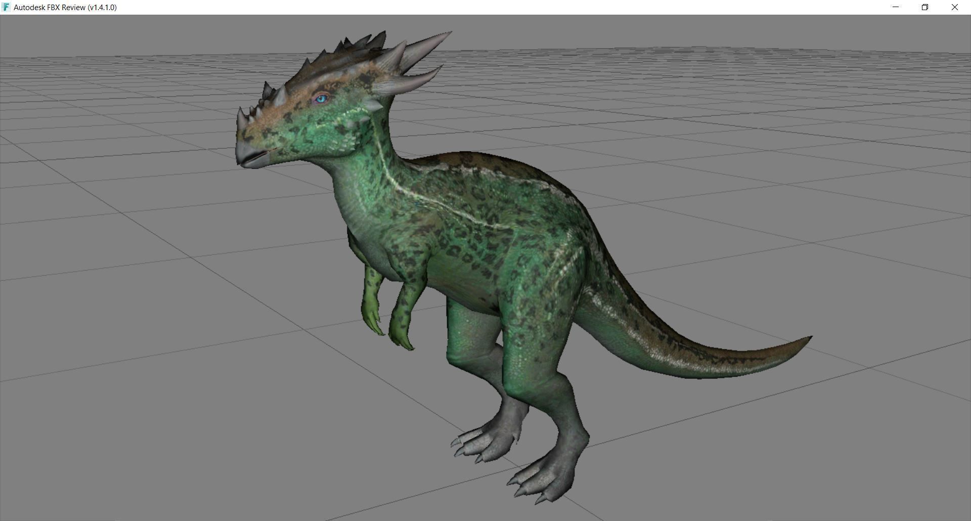 Dinosaur 48 Low-poly 3D model_2