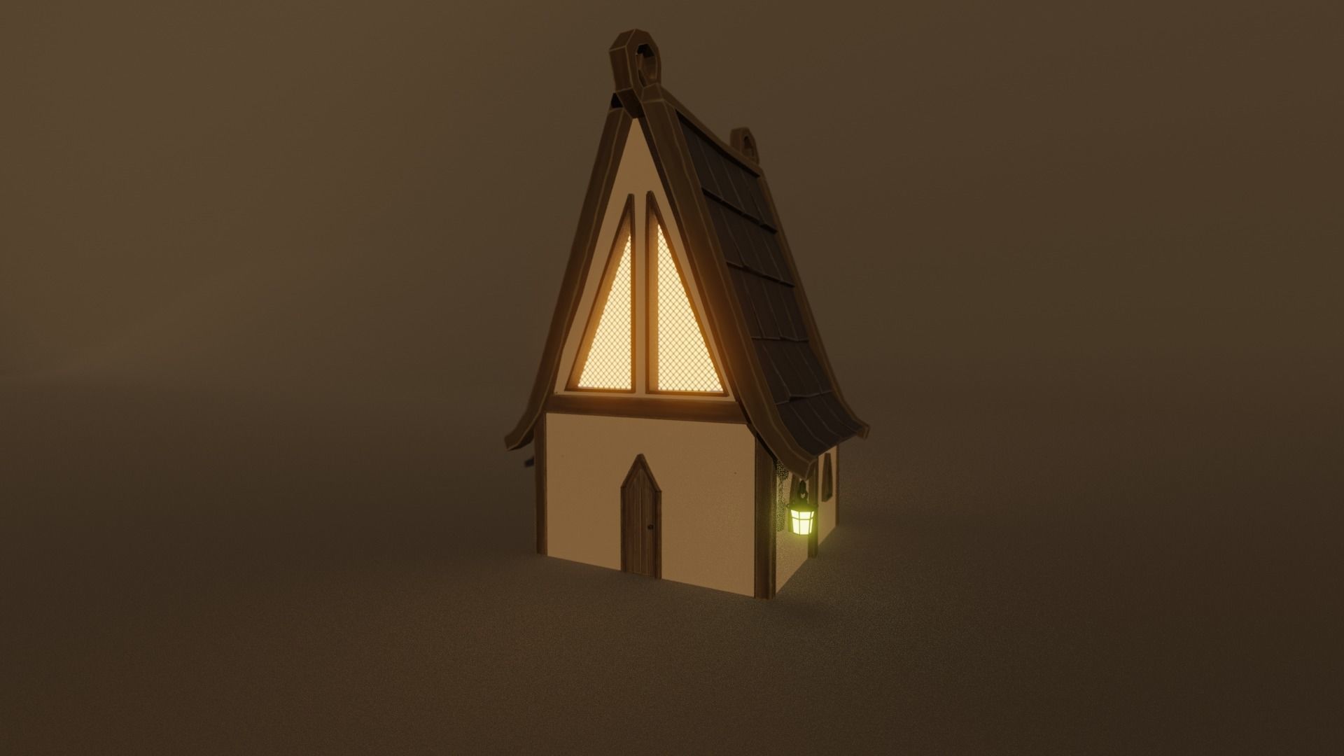 Elf Village pack Low-poly 3D model_8