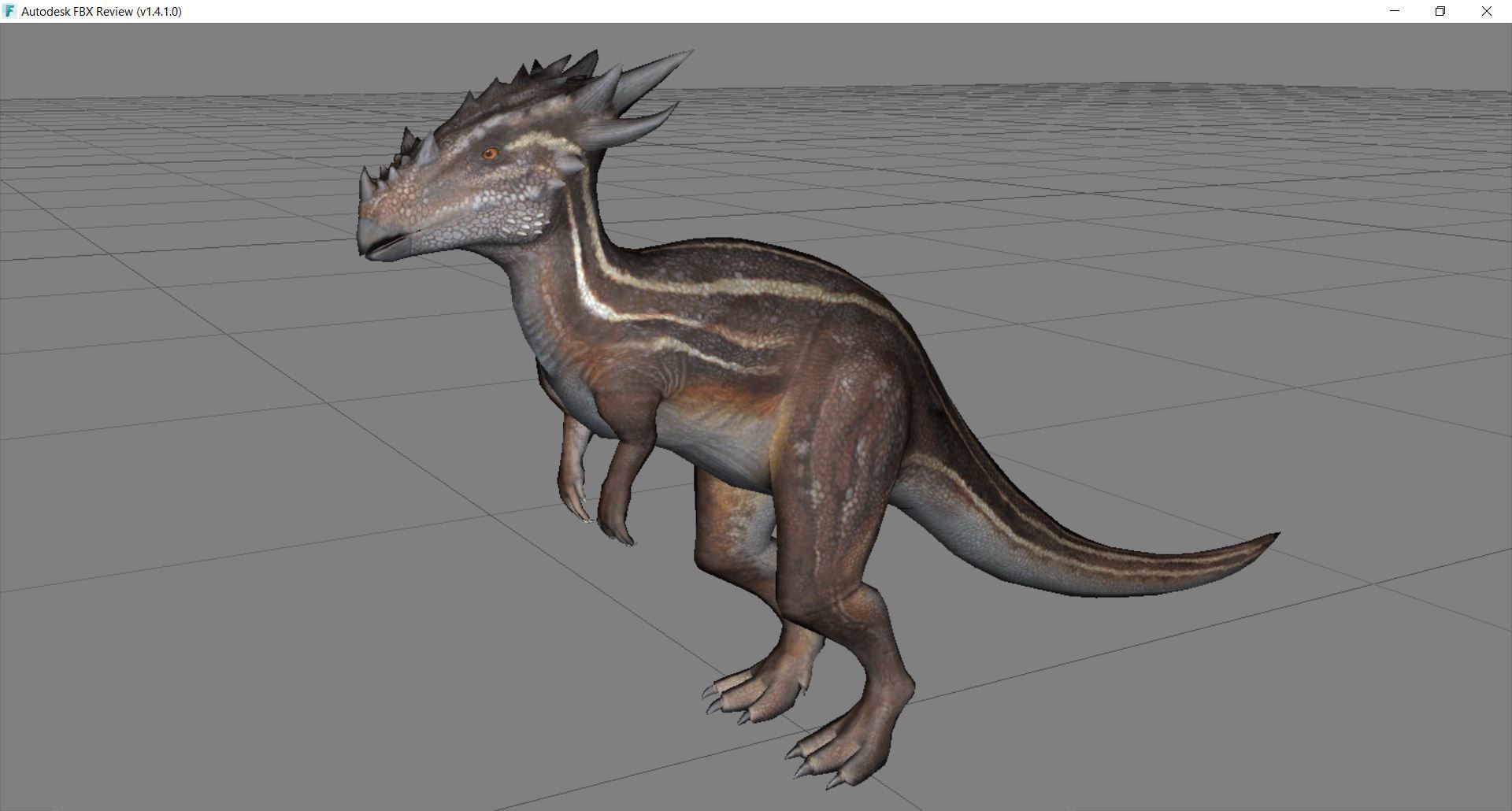 Dinosaur 49 Low-poly 3D model_2