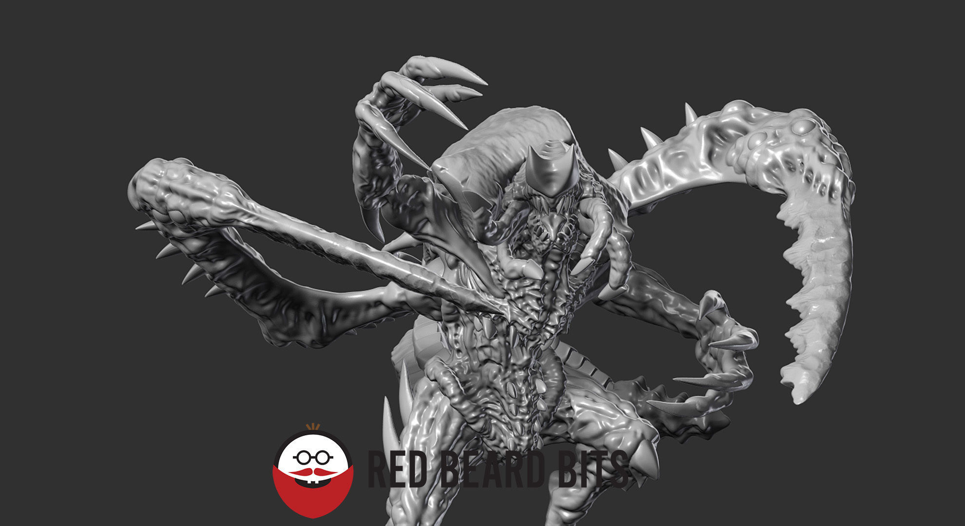 Xenoteras Lurker 3D print model_2