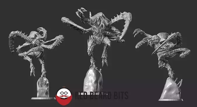 Xenoteras Lurker 3D print model