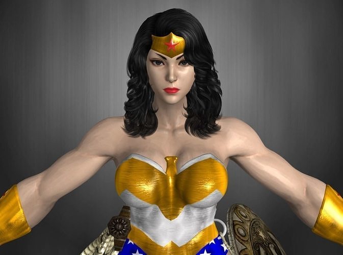 Character 08 - wonder woman 3D model