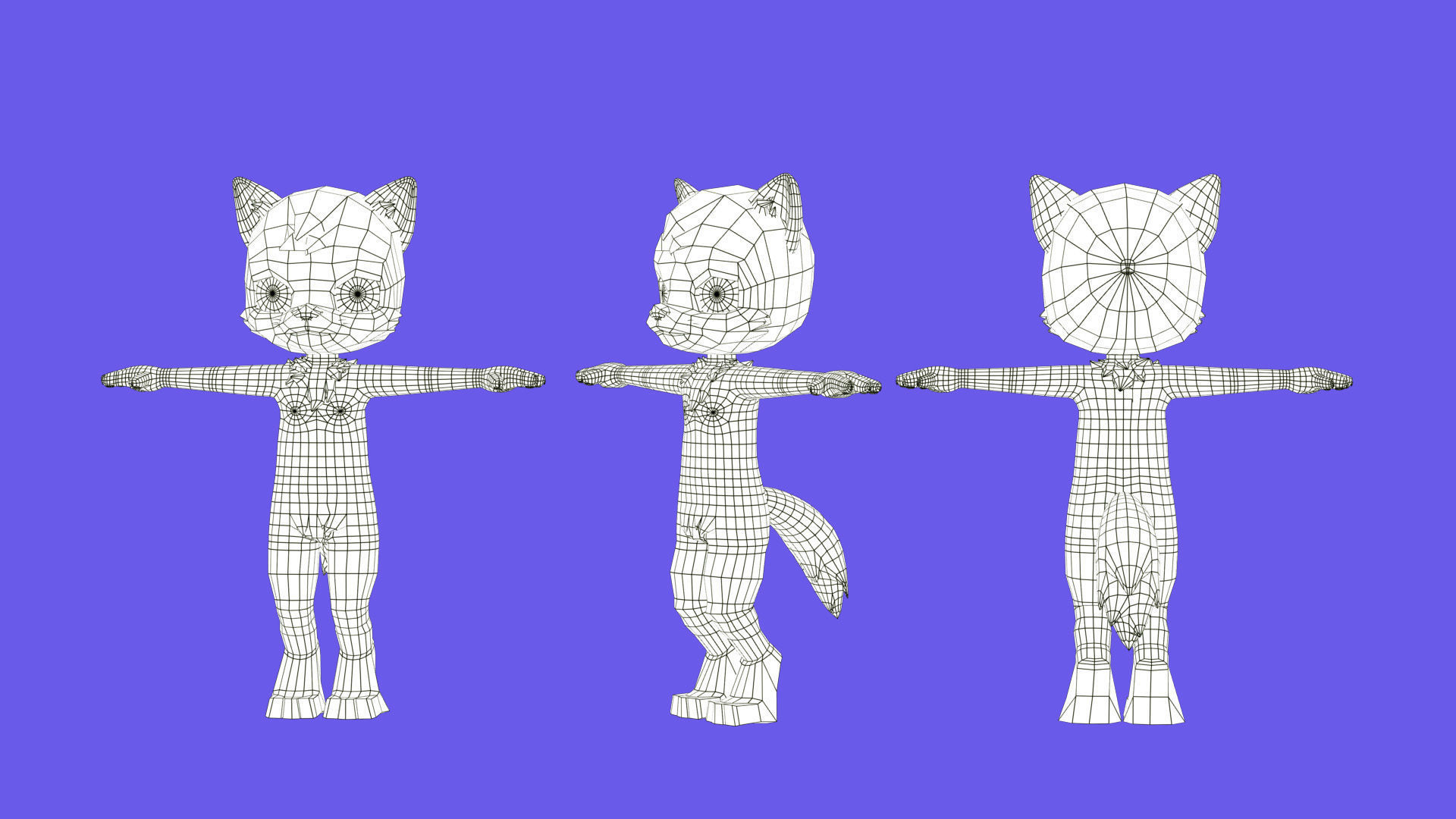 Chibi Wolf Cub 3D Model 3D model_2