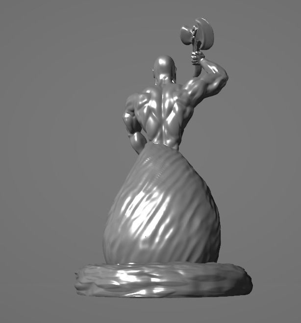 Self Made Man - Bodybuilder 3D print model_7