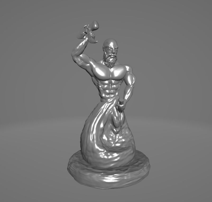 Self Made Man - Bodybuilder 3D print model_1