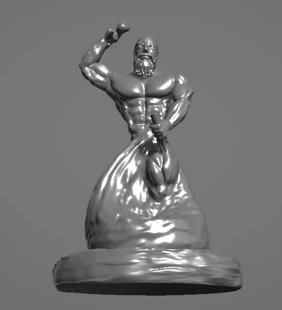 Self Made Man - Bodybuilder 3D print model_0