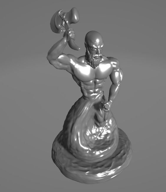 Self Made Man - Bodybuilder 3D print model_6