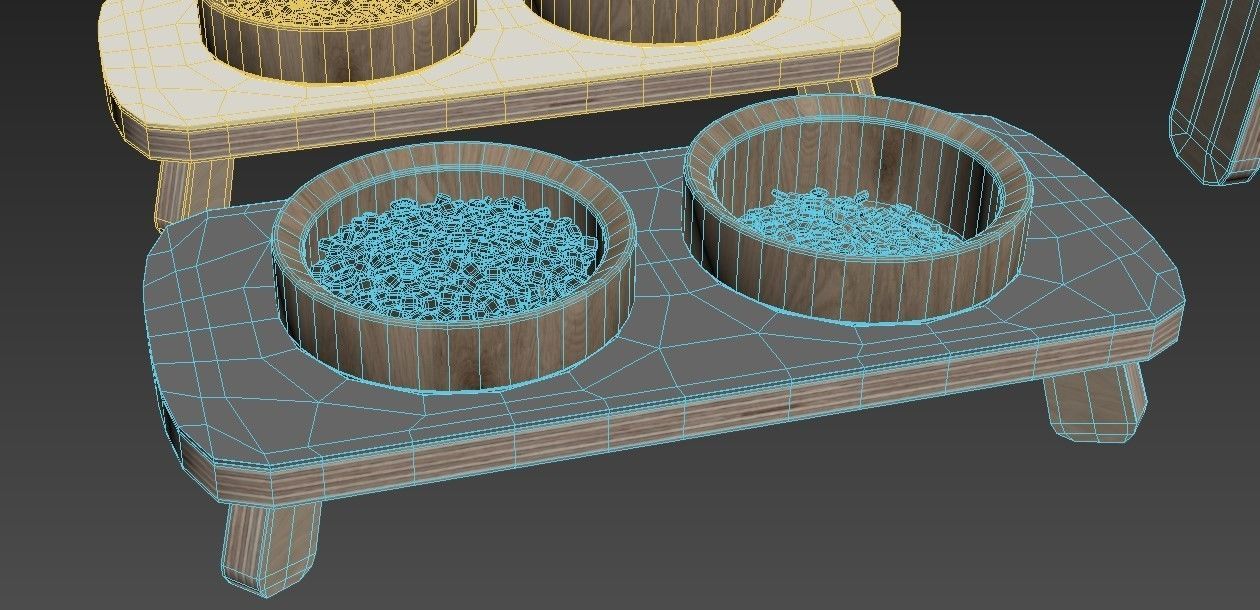 WeelyWally Oslo house and Toscana pet feeder 3D model_17