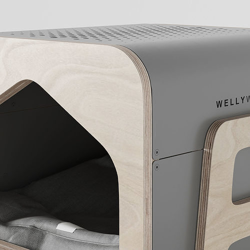 WeelyWally Oslo house and Toscana pet feeder 3D model 7
