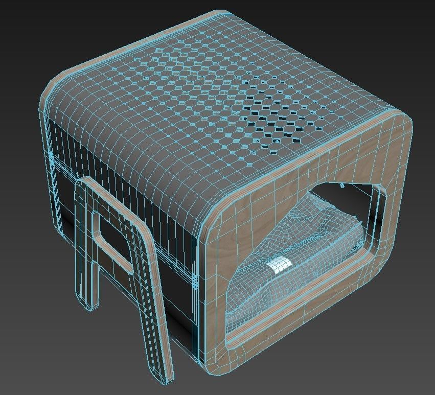 WeelyWally Oslo house and Toscana pet feeder 3D model_19