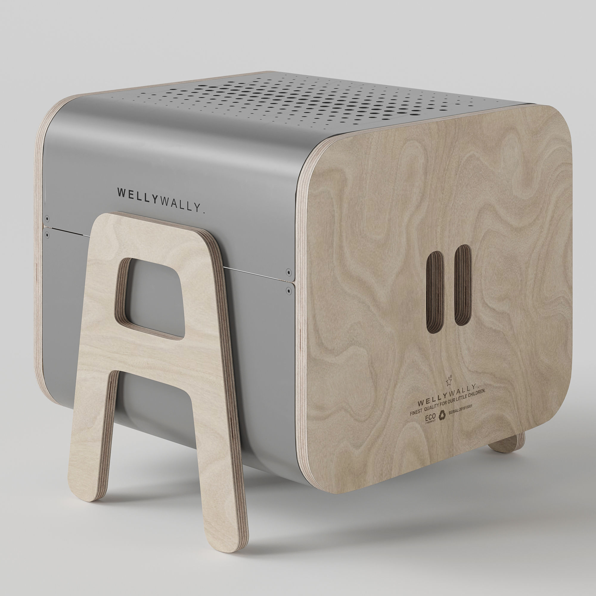 WeelyWally Oslo house and Toscana pet feeder 3D model_7