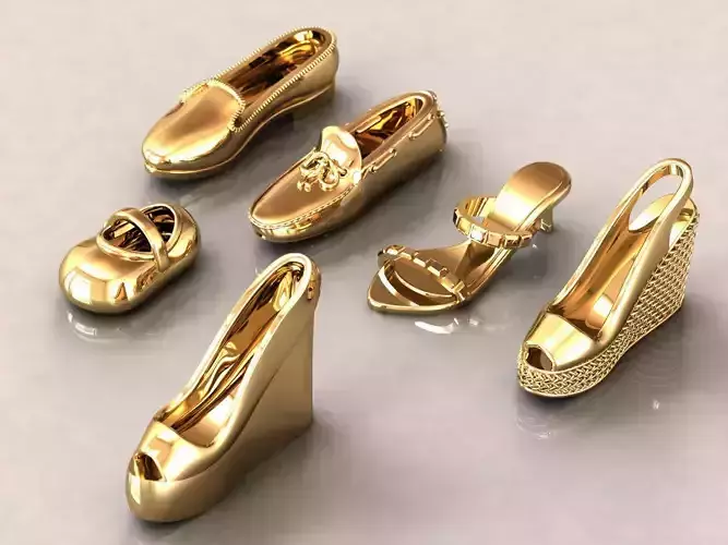 Fashion Shoes Charms Pendant 3D print model