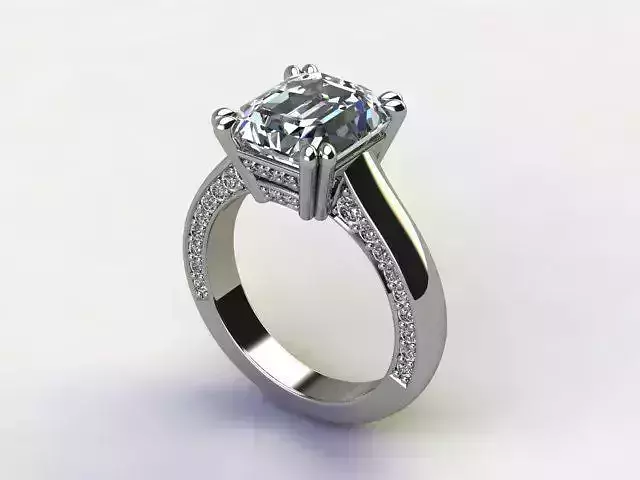 10054 person engagement ring gold