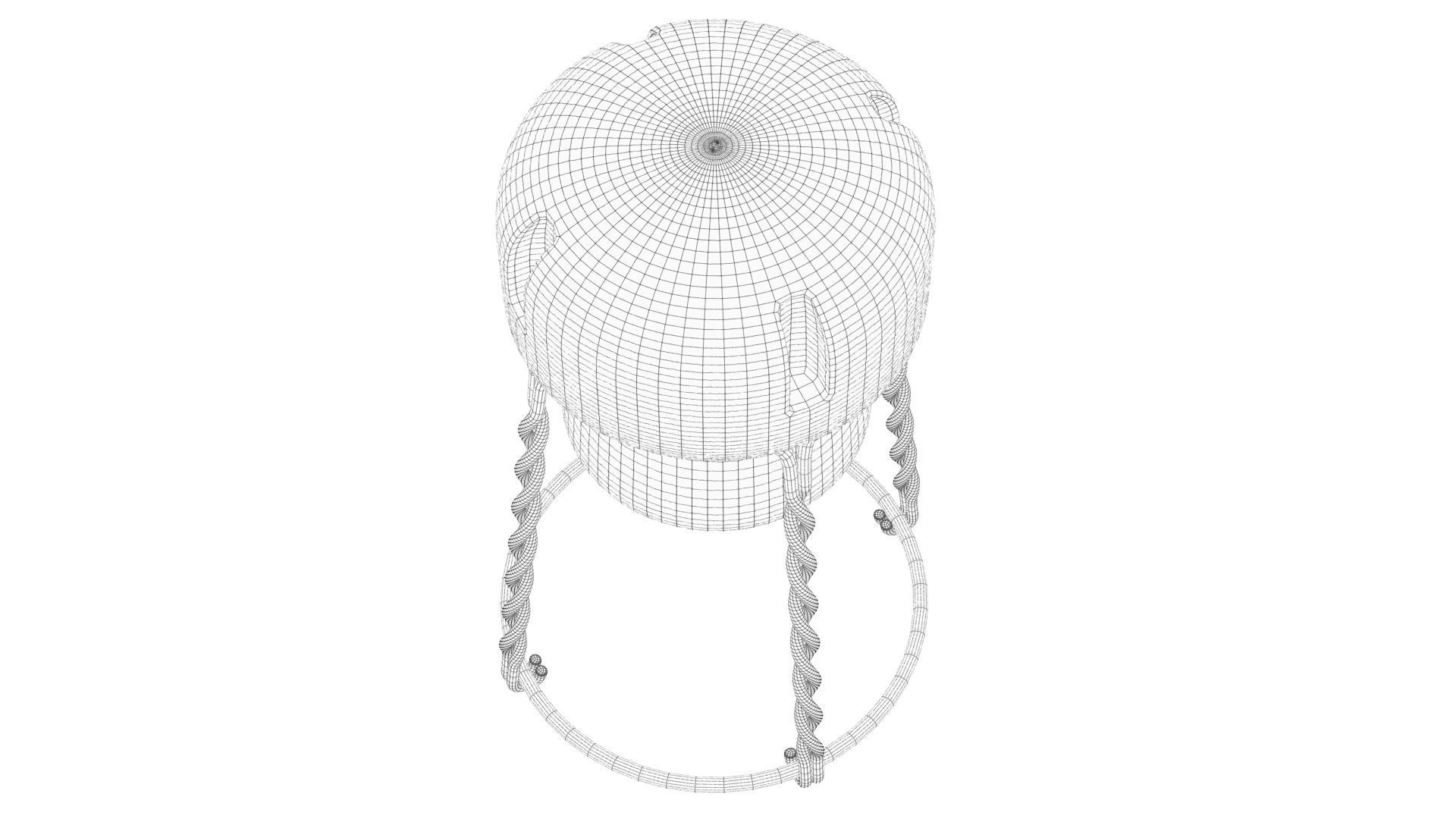 Cork stool 3D model_7