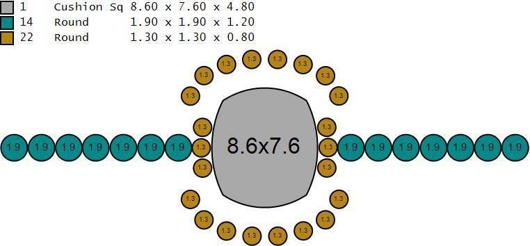 10058 cushion cut diamond engagement ring 3D print model_6