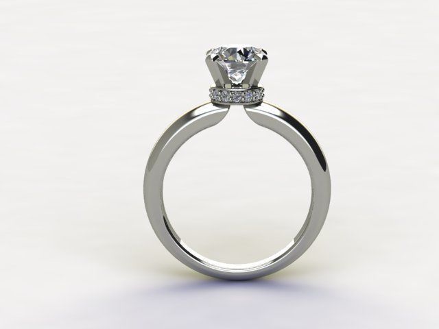 10060 diamond engagement ring 3D print model_1