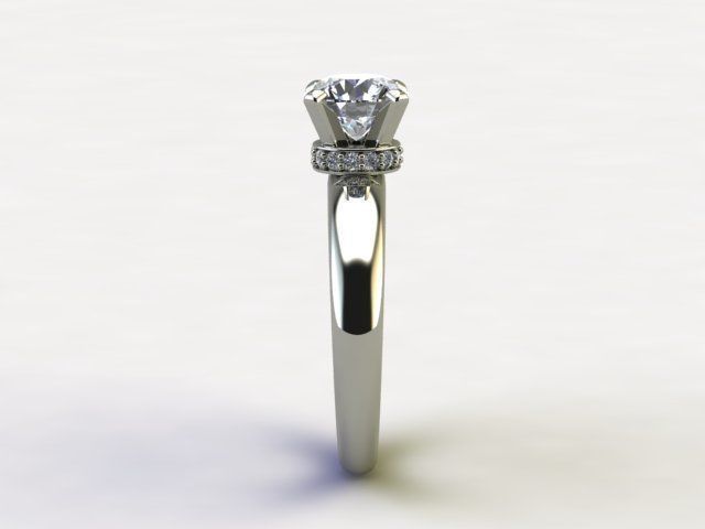 10060 diamond engagement ring 3D print model_2