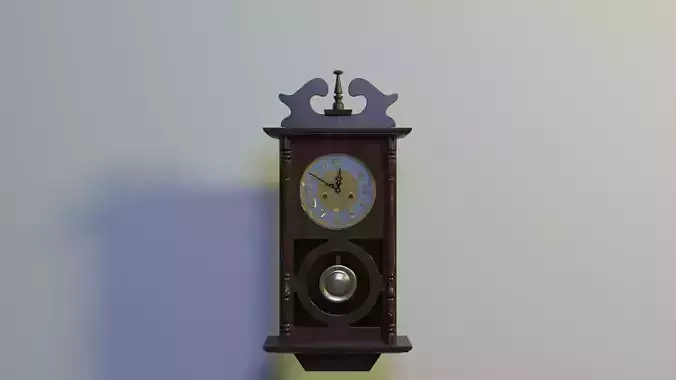 Antique winding clock 
