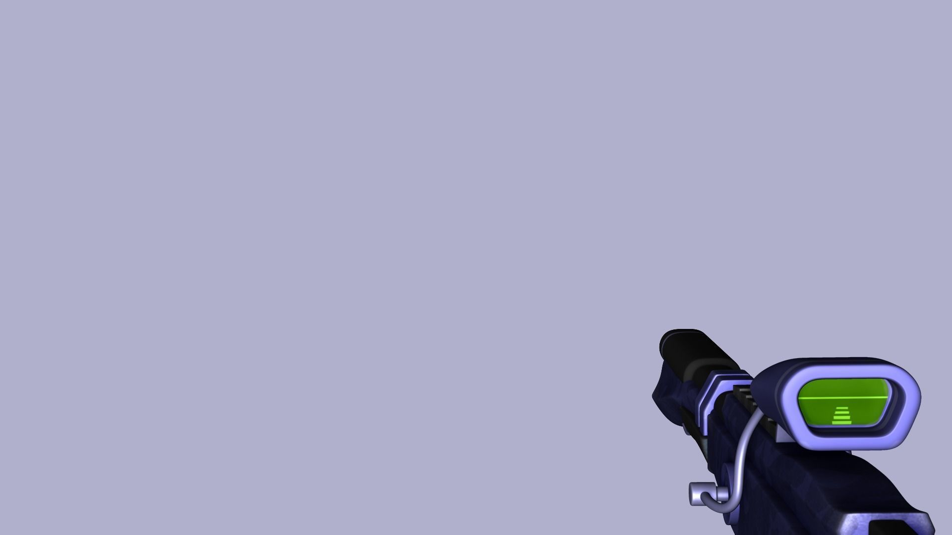 Sci-Fi Blue Camouflage Shotgun - Gun Weaponry Low-poly 3D model_7