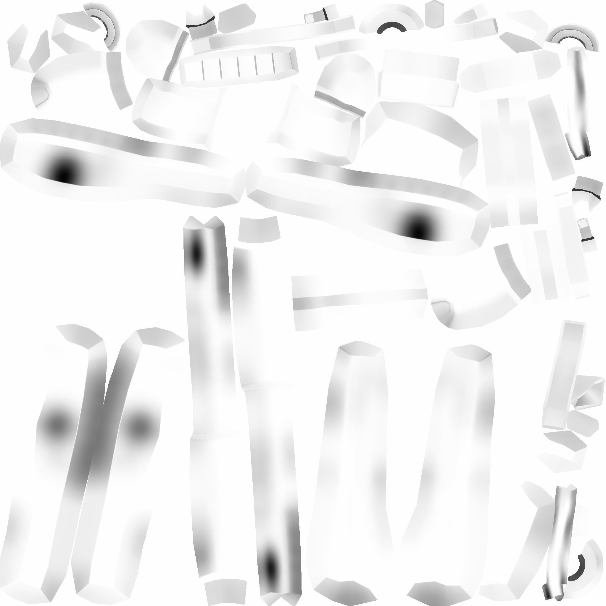 Sci-Fi Blue Camouflage Shotgun - Gun Weaponry Low-poly 3D model_20