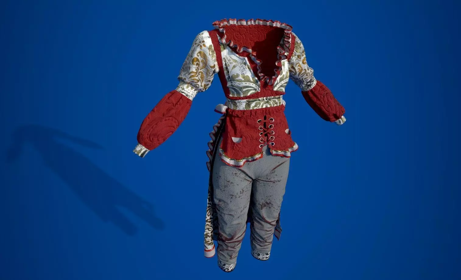 3D model Harley Quinn costume VR / AR / low-poly | CGTrader