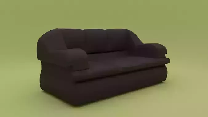 Suede Sofa Model