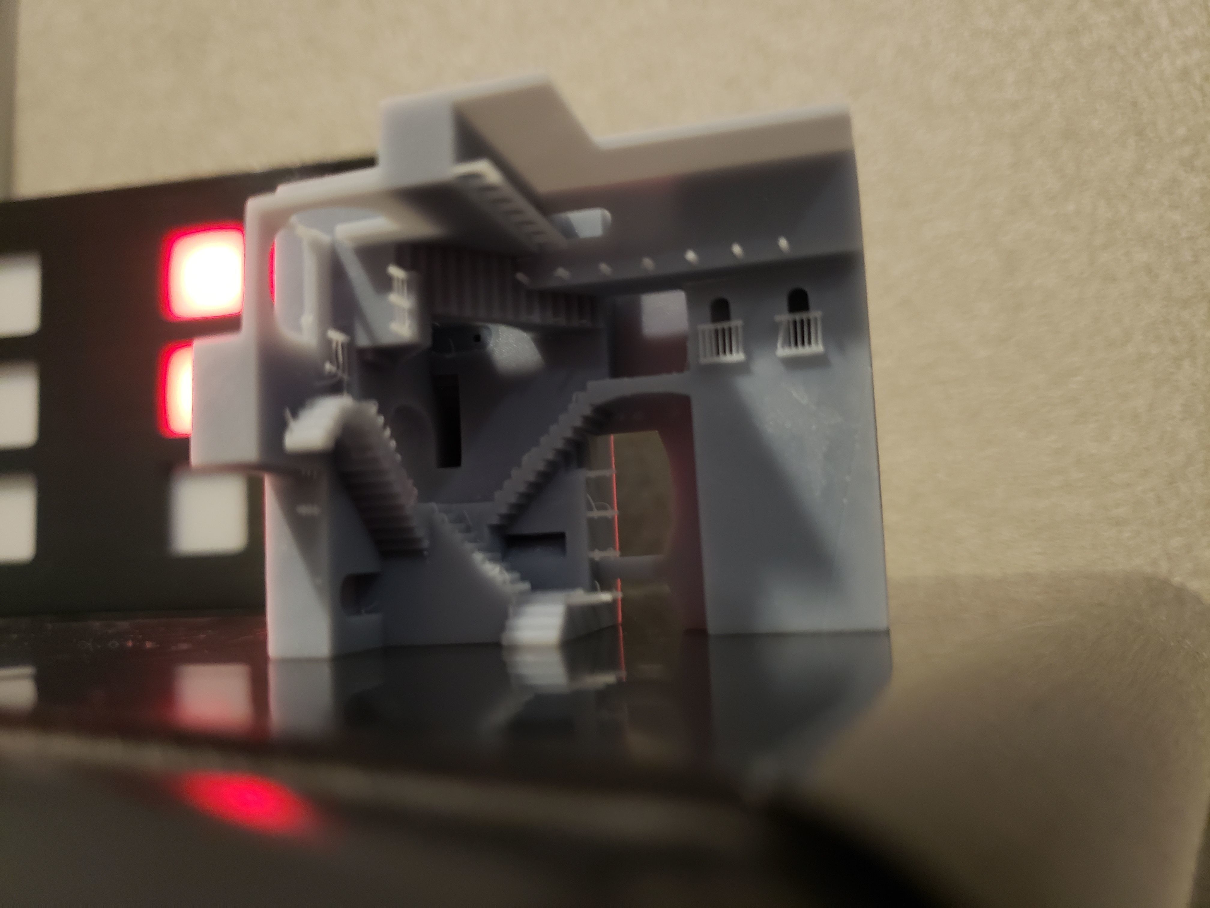 M C Escher Relativity 3D model_12