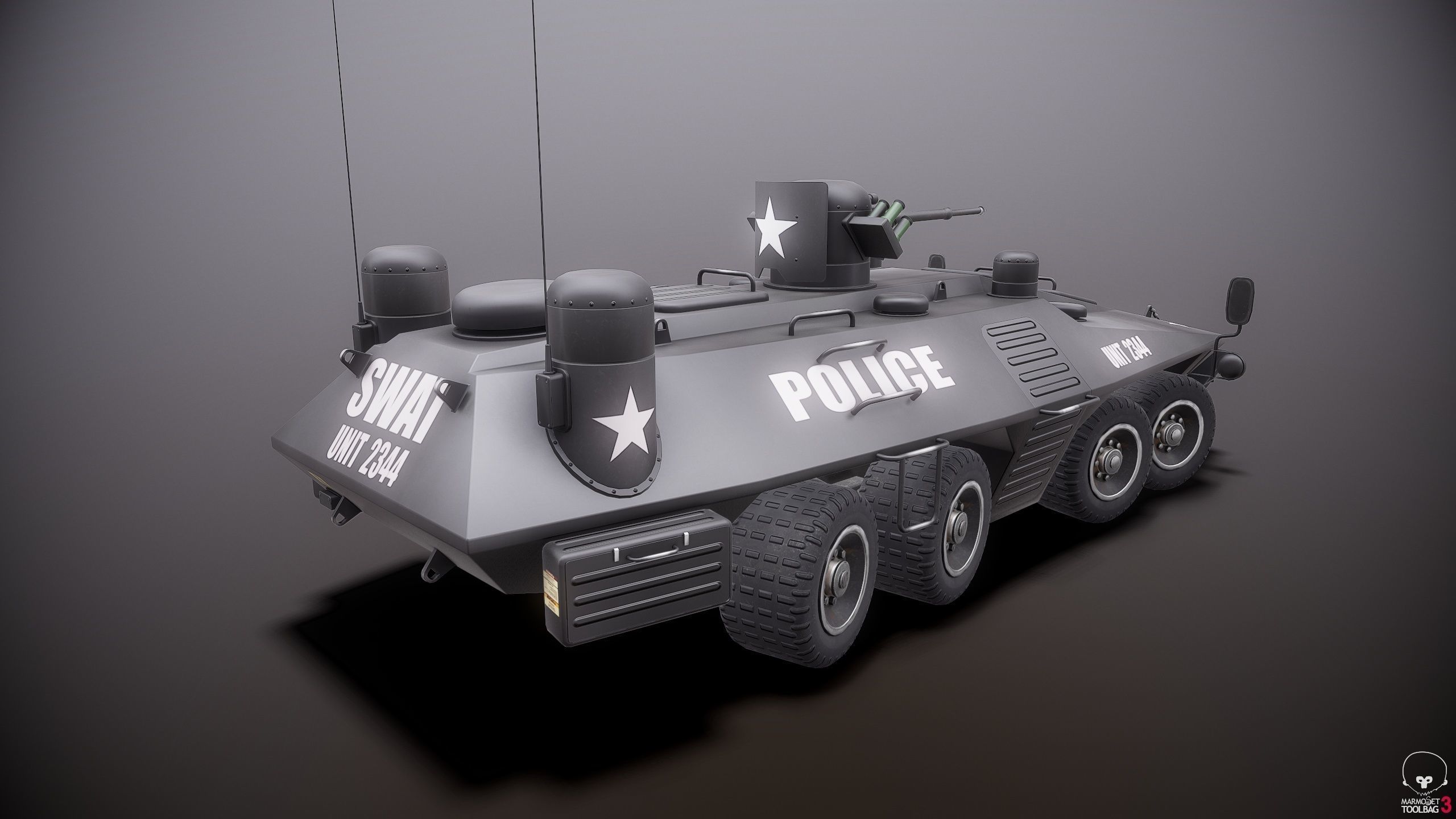 SWAT APC 3D model_9