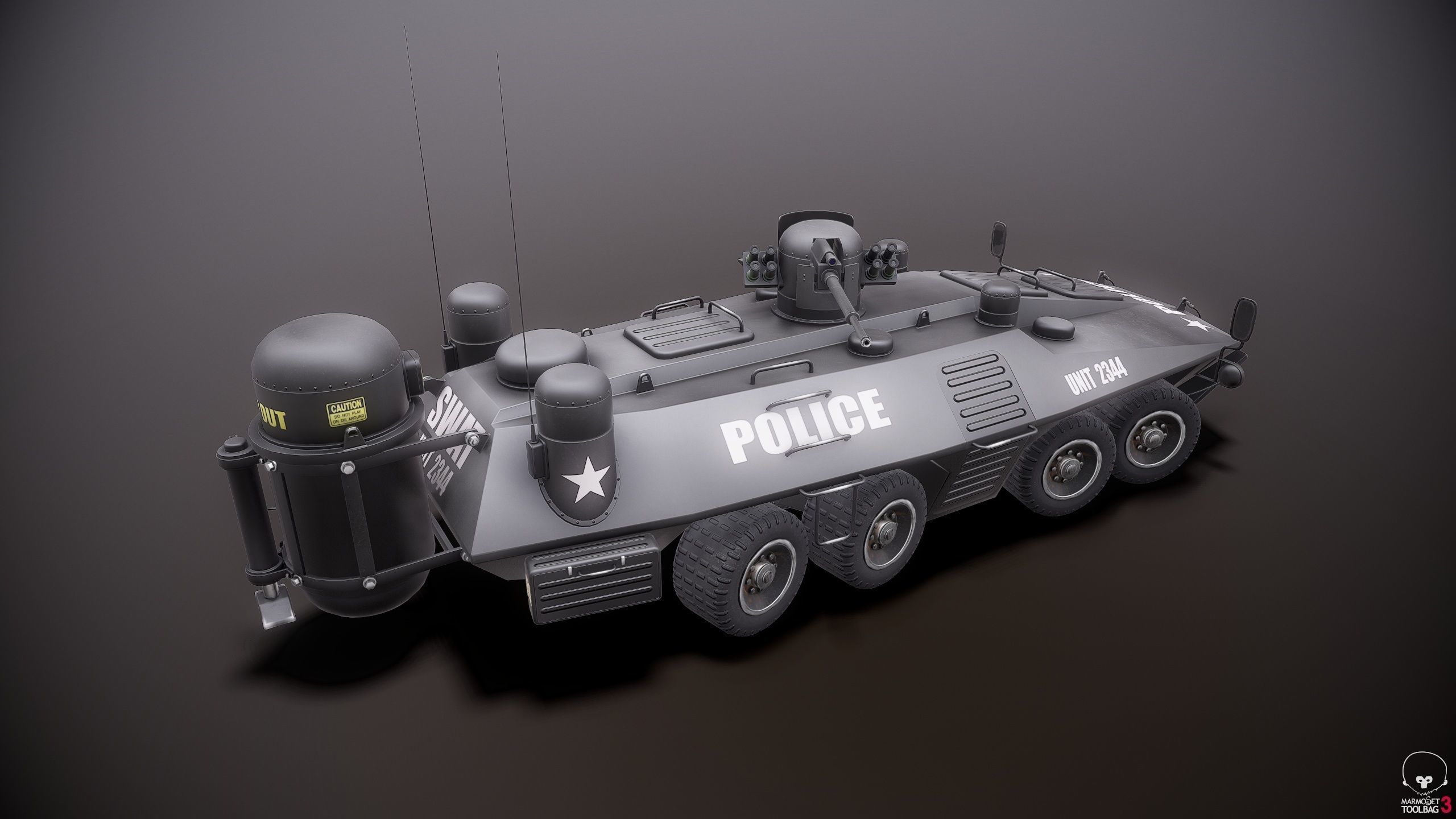 SWAT APC 3D model_7