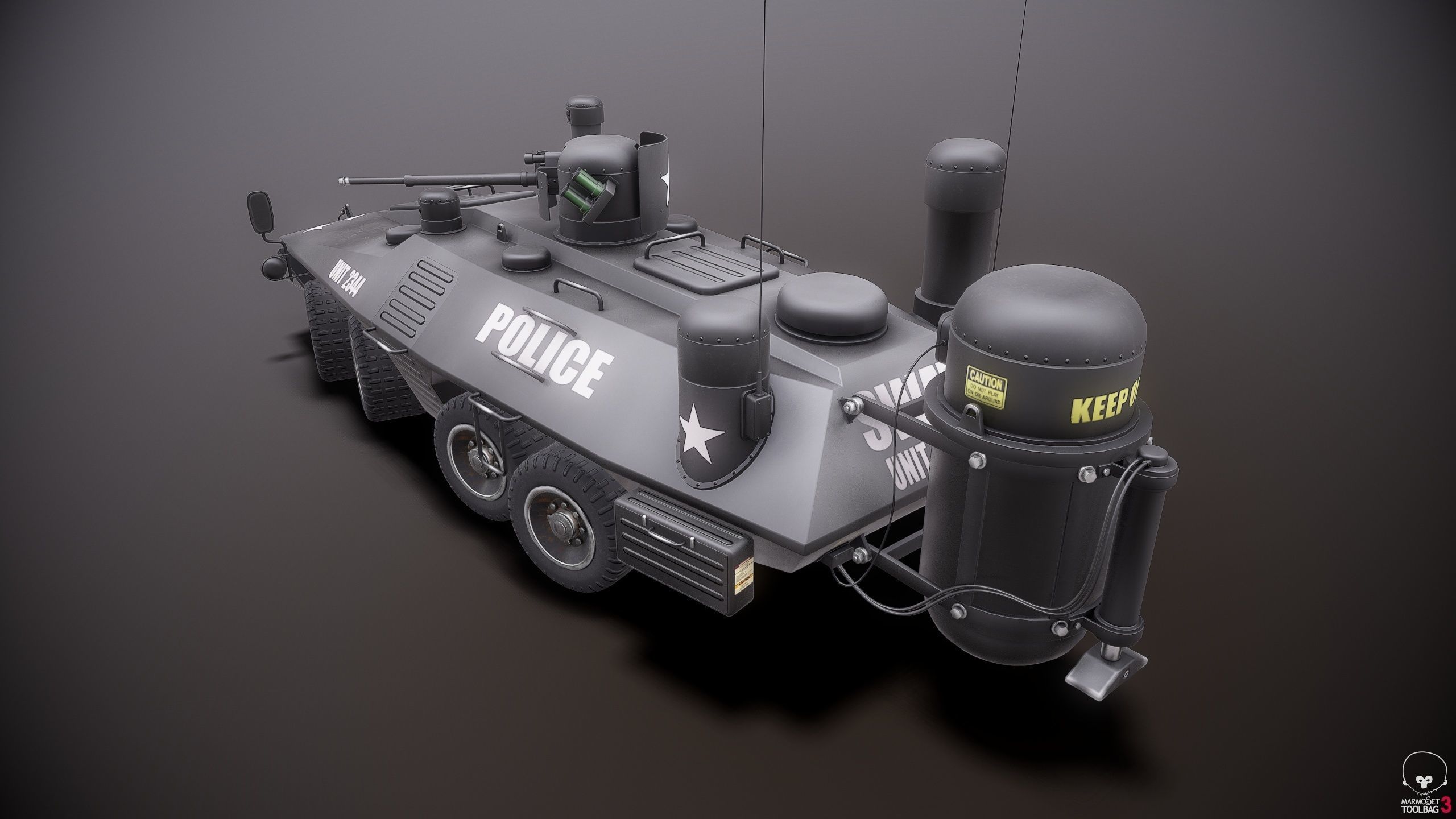 SWAT APC 3D model_2