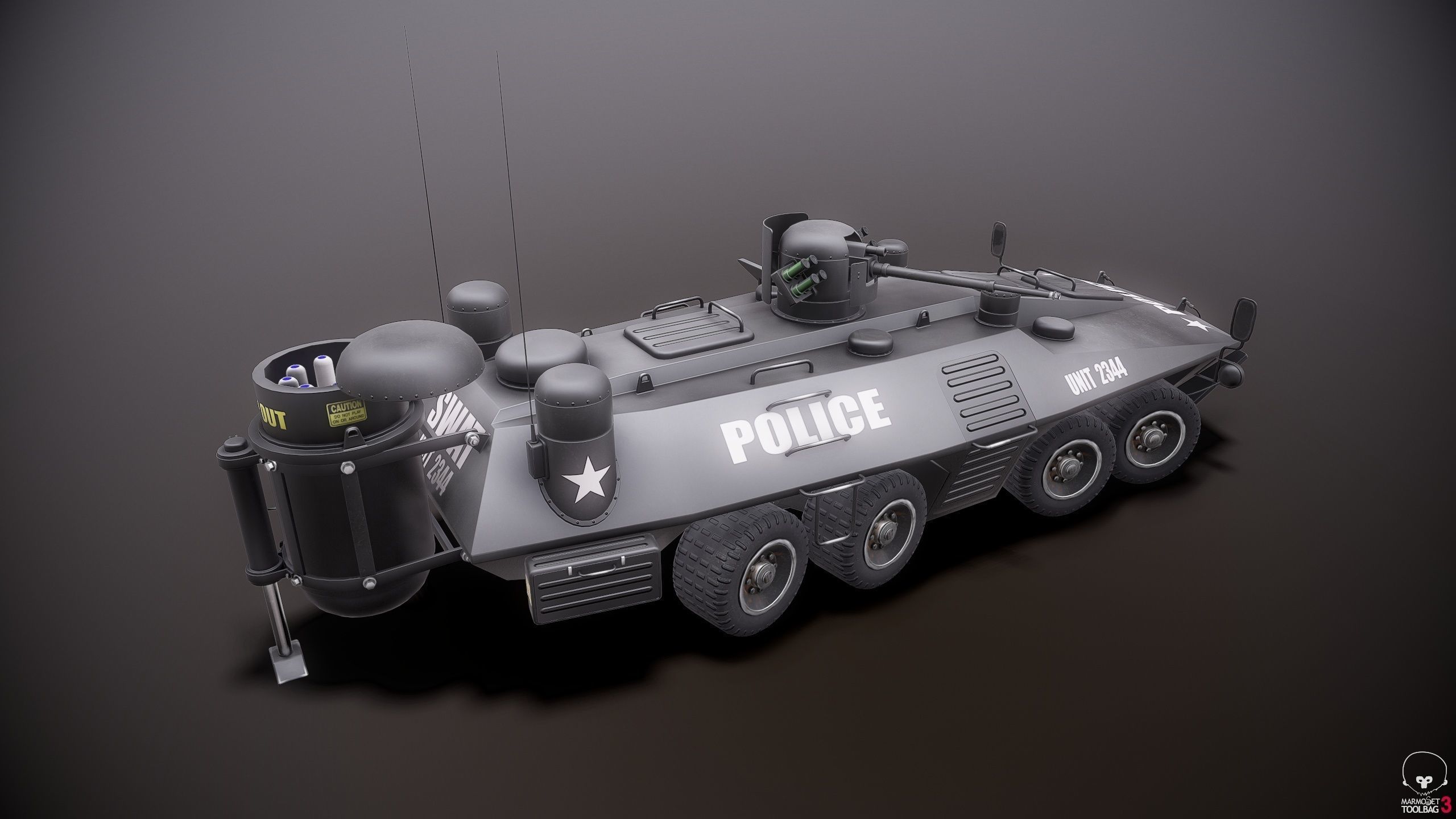 SWAT APC 3D model_6