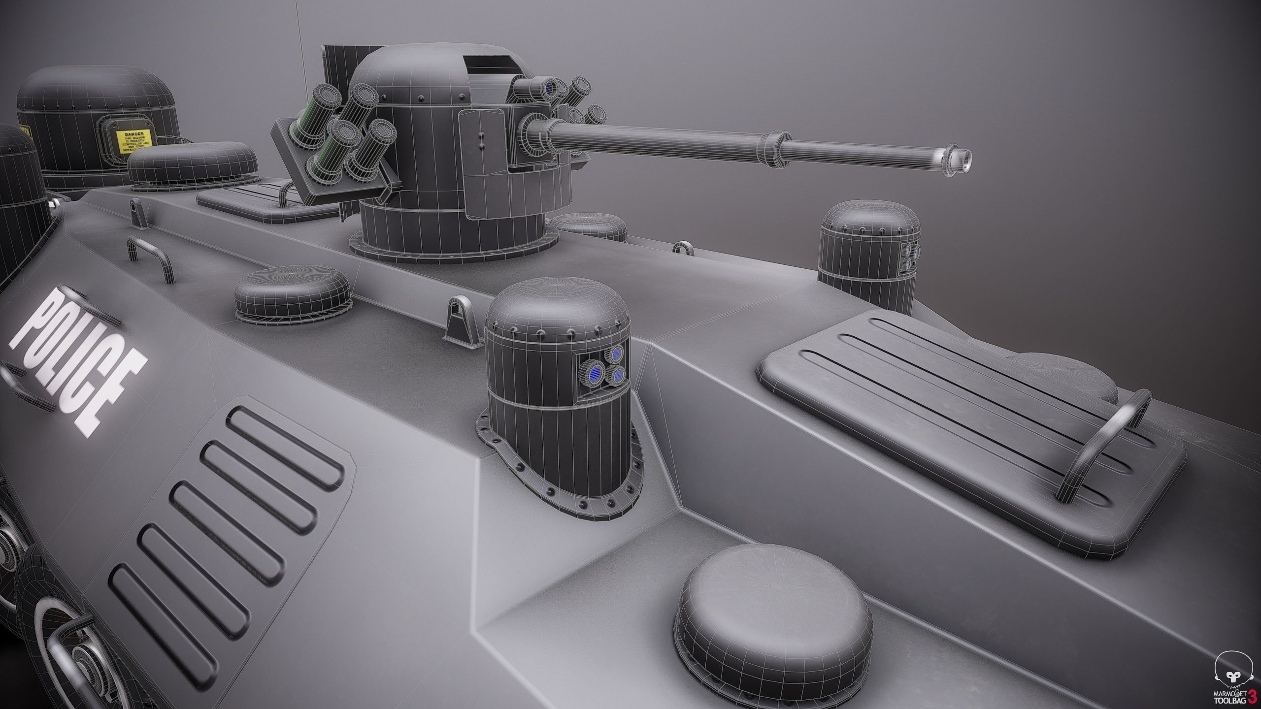 SWAT APC 3D model_16