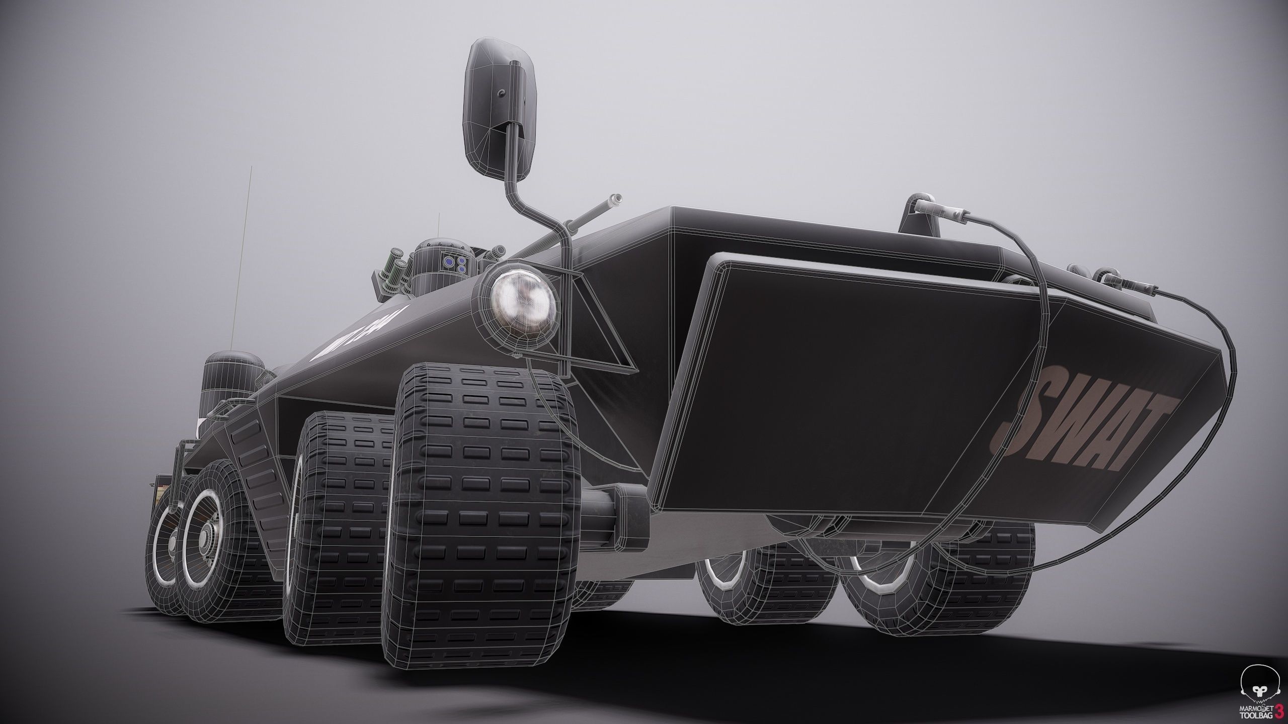 SWAT APC 3D model_14