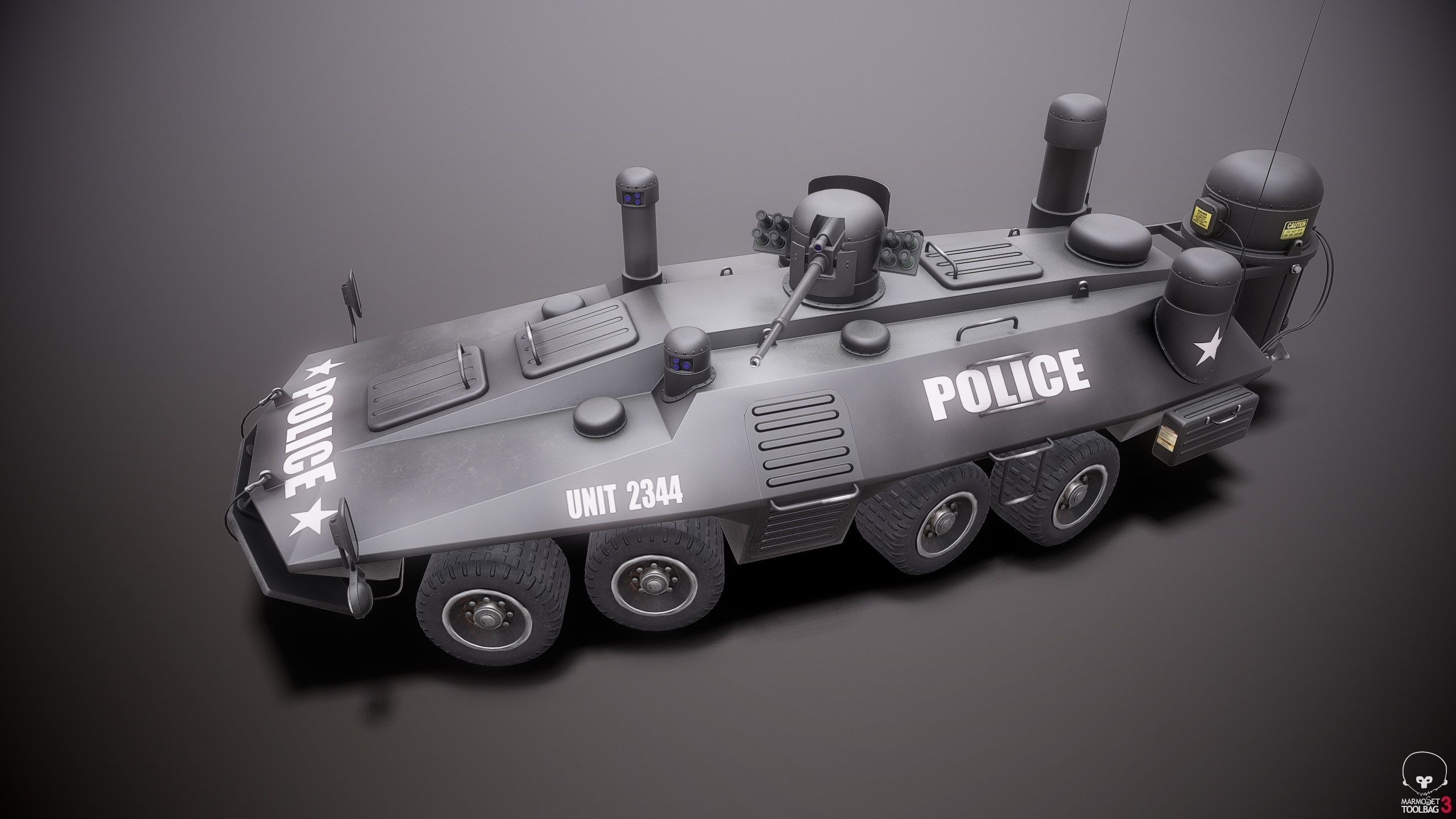 SWAT APC 3D model_1