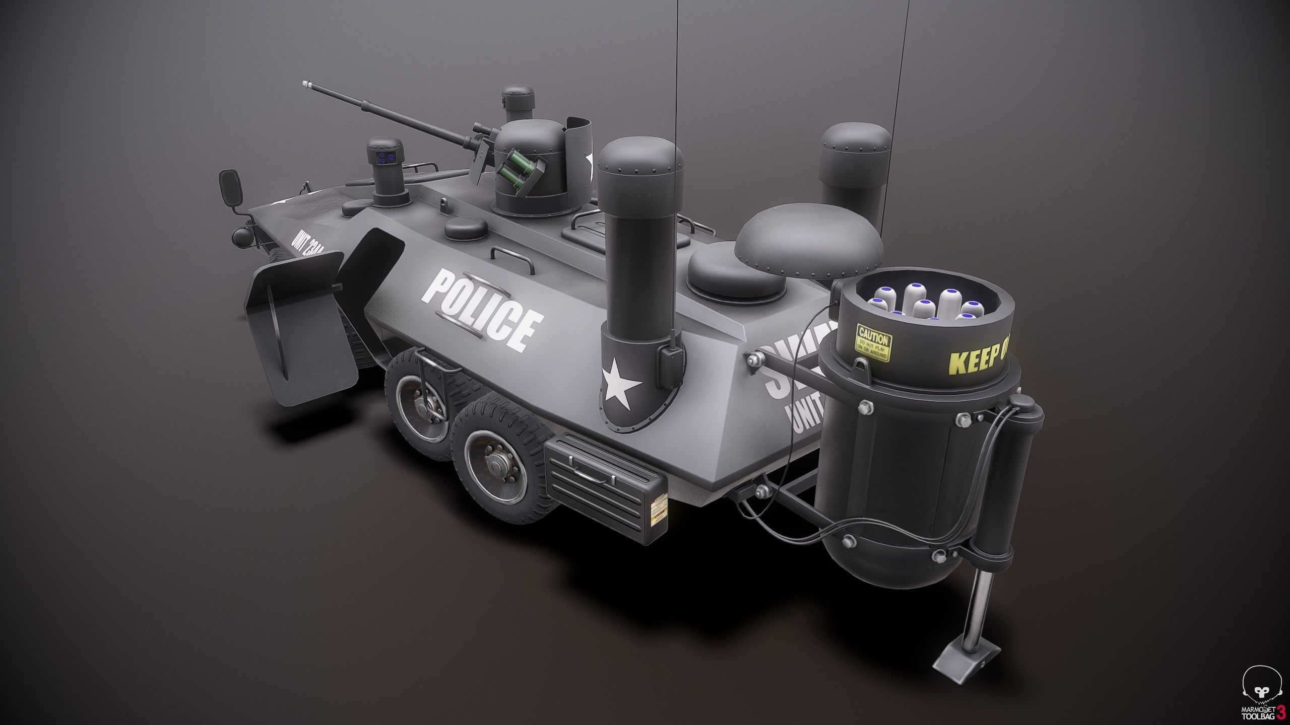 SWAT APC 3D model_3