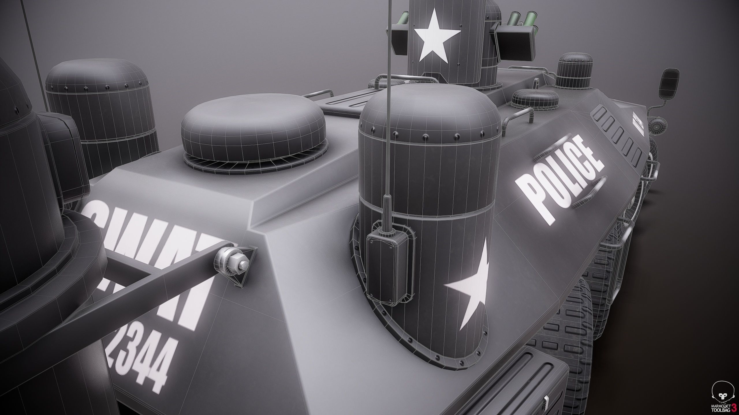 SWAT APC 3D model_17