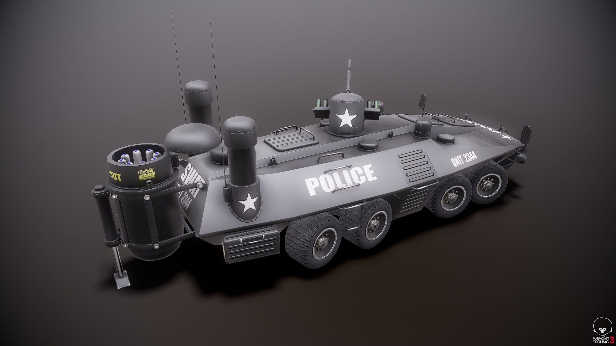 SWAT APC 3D model_5